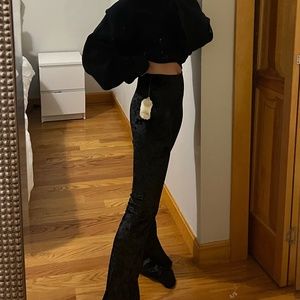 Velvet Holiday Pants